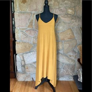 New Rachel Zoe sleeveless mustard maxi dress